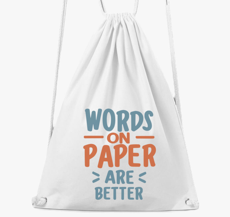 Paper books tornazsák