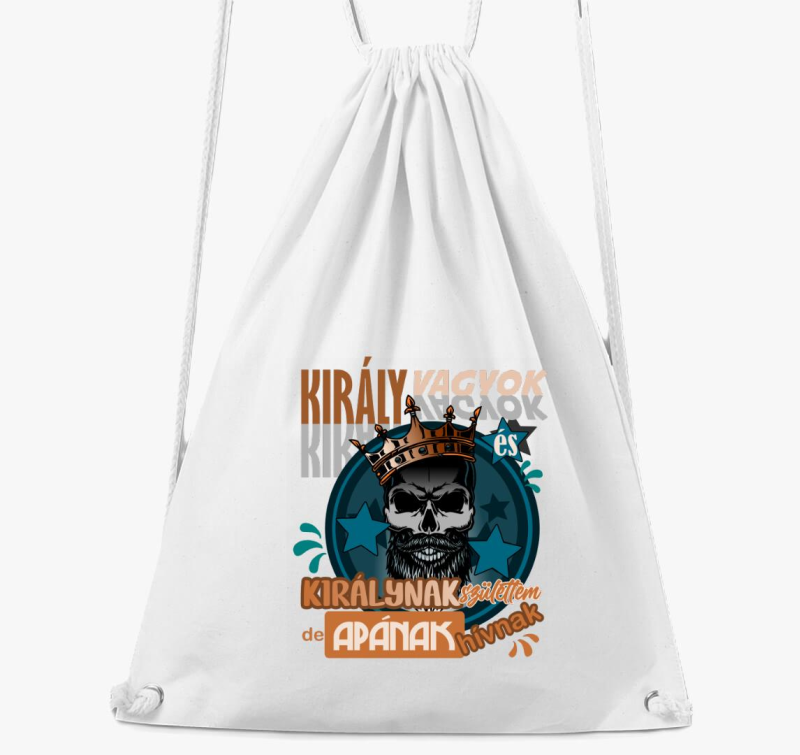 Király Apa mintás tornazsák