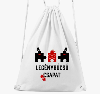 Legénybúcsú csapat legénybúcsúra puzzle tornazsák