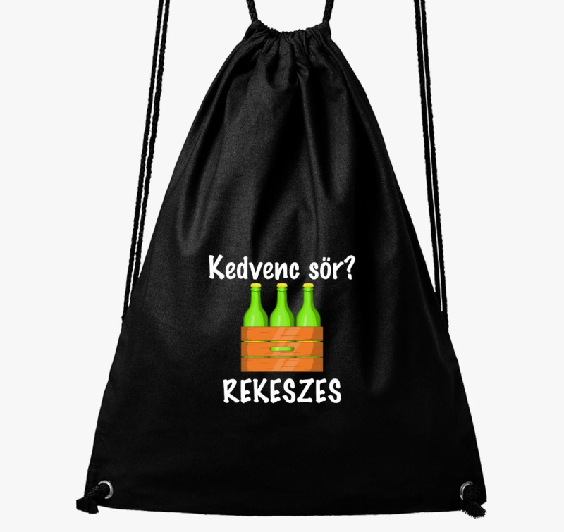 Kedvenc sör? rekeszes tornazsák