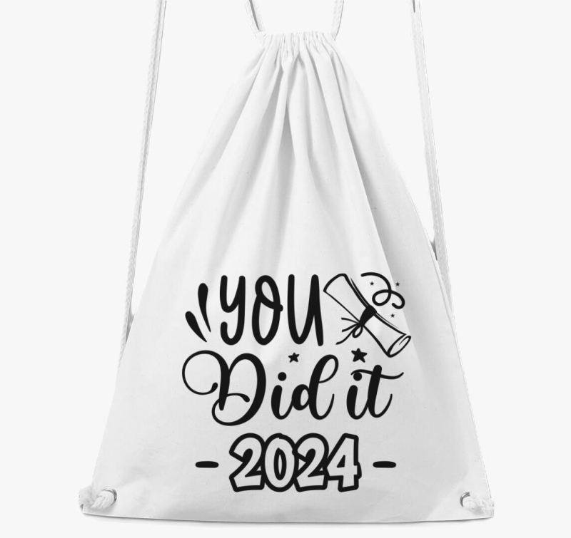 You did it évszámmal tornazsák