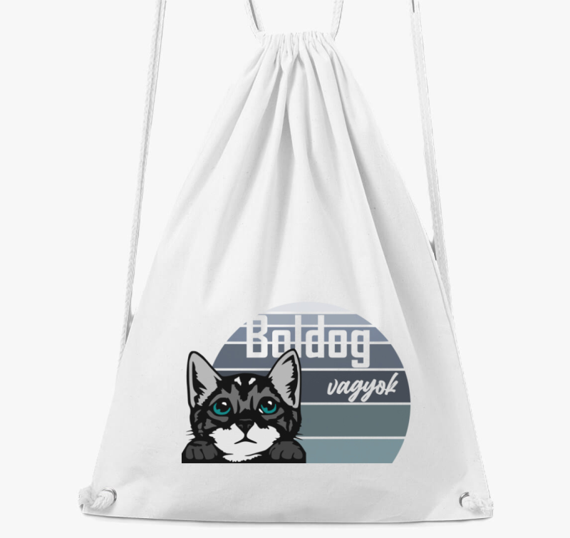 Macska mintás tornazsák