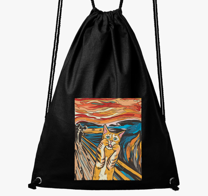 Cicás festményes tornazsák