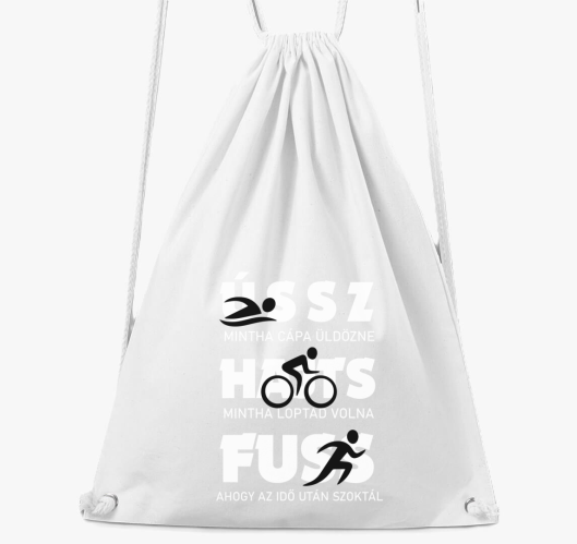 Vicces Triatlon tornazsák