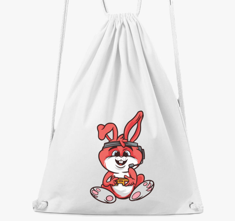 Gamer nyuszi tornazsák