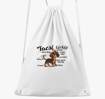Tacsi részei, tacsi térkép tornazsák