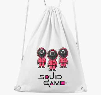 Squid Game - Chibi rózsaszín őrök tornazsák