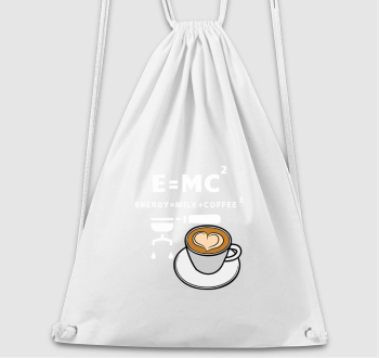 E=MC2 kávés tornazsák