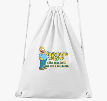 Nagypapa vagyok Simpsonos tornazsák