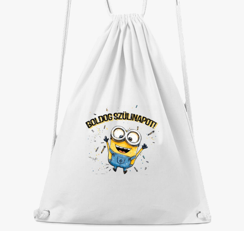 Minion Szülinap tornazsák