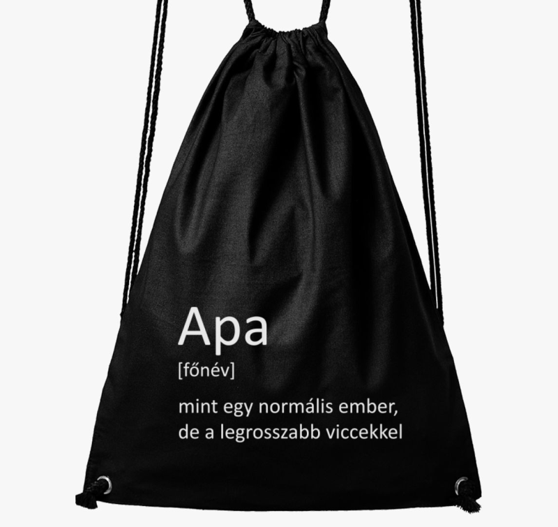 Apa szó jelentése tornazsák