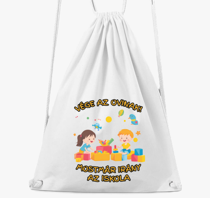 Vége az ovinak tornazsák