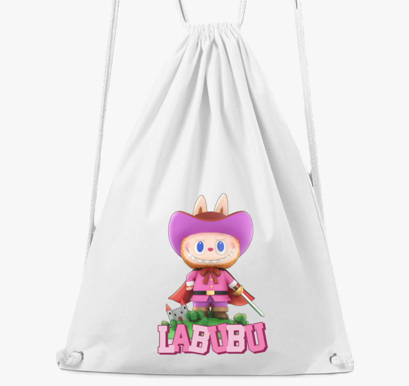 Muskétás labubu tornazsák 