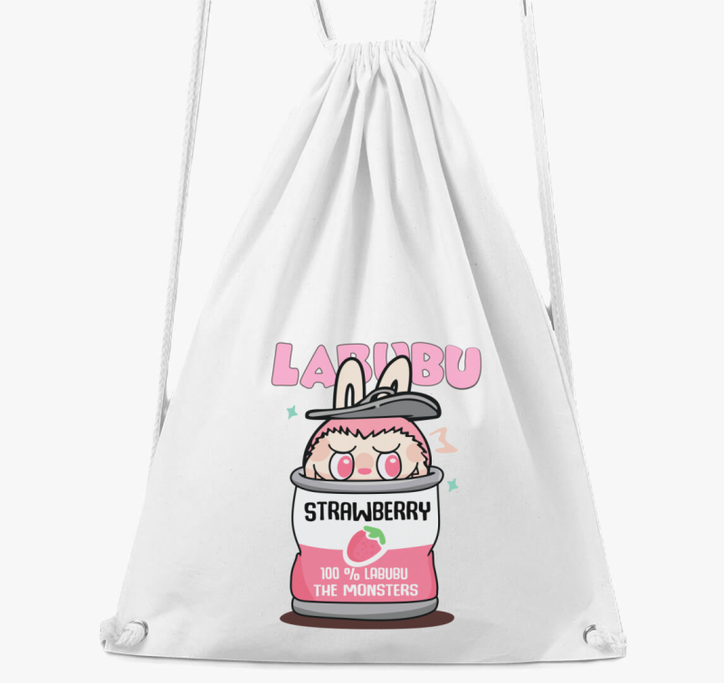 Strawberry labubu tornazsák 