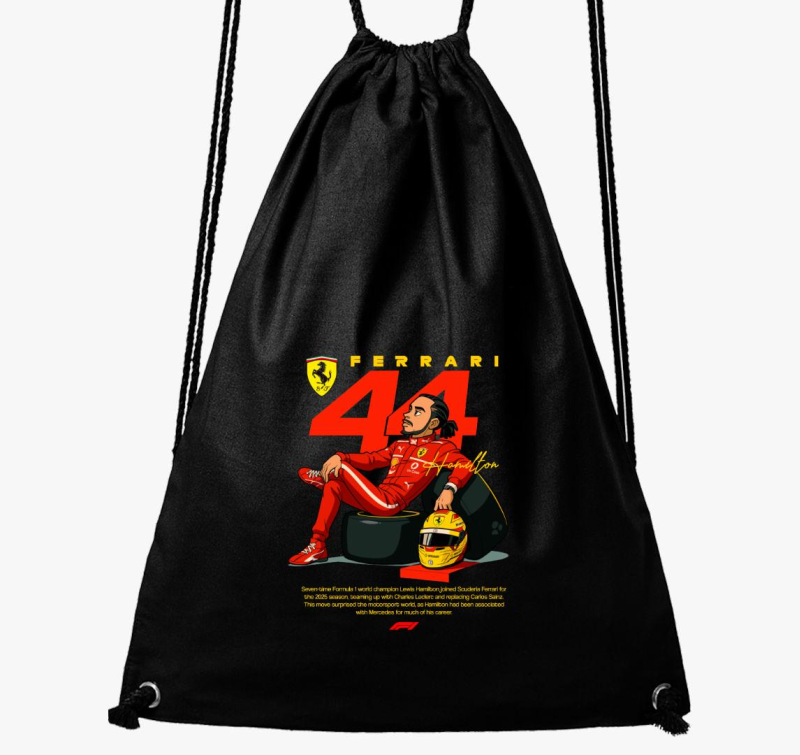 Lewis Hamilton Ferrari Rajz tornazsák