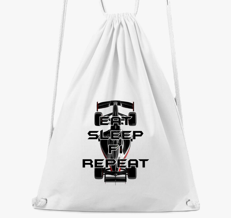 Eat Sleep F1 Repeat tornazsák