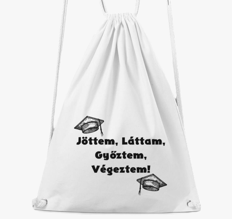 Jöttem, láttam, győztem, végeztem tornazsák