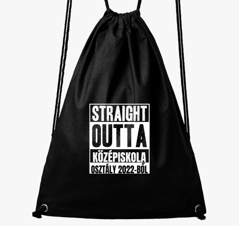 Straight outta középiskola tornazsák