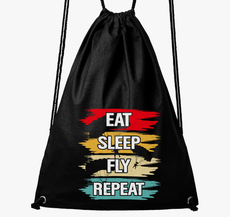 Eat sleep fly repeat tornazsák