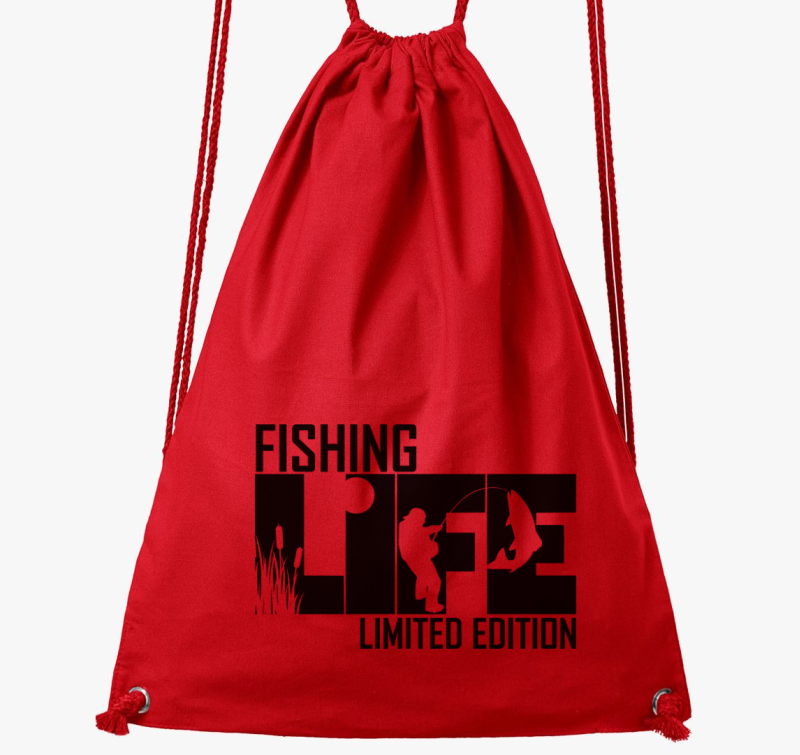 Fishing life feliratos tornazsák