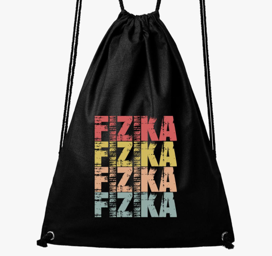 Fizika feliratos tornazsák