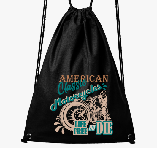 Motoros mintás tornazsák