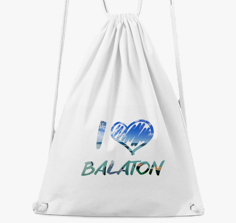 I love Balaton képes tornazsák