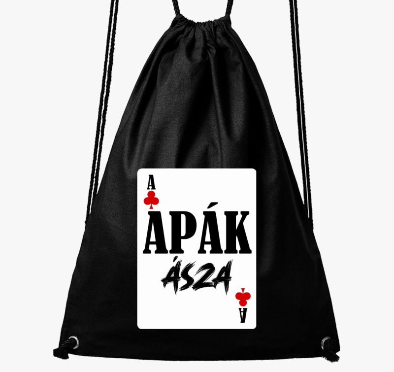 Apák ásza kártyás tornazsák