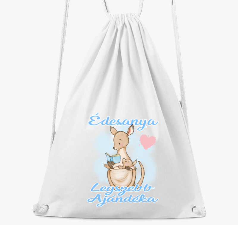 Édesanya legszebb ajándéka kenguru fiús tornazsák