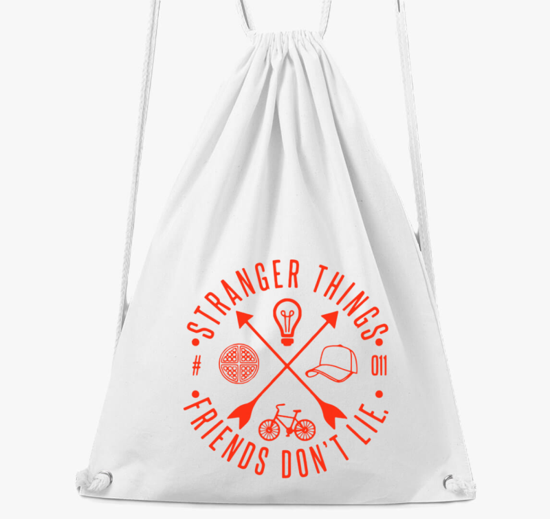 Stranger Things Friends don't lie art tornazsák