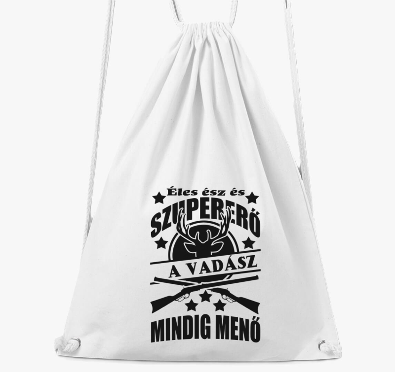 Éles ész és szuper erő vadász tornazsák