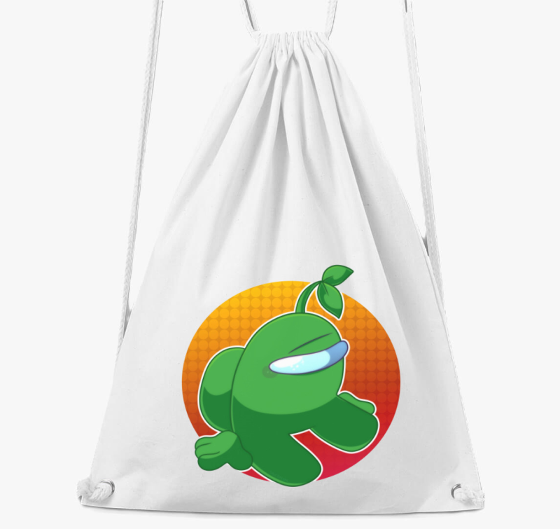 Among Us zöld tornazsák