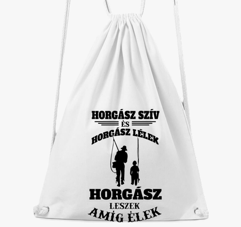 Horgász szív és horgász lélek tornazsák
