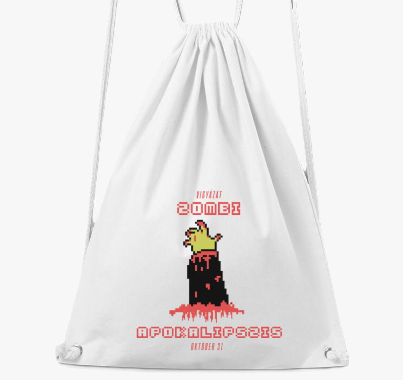 Vigyázat zombi apokalipszis tornazsák