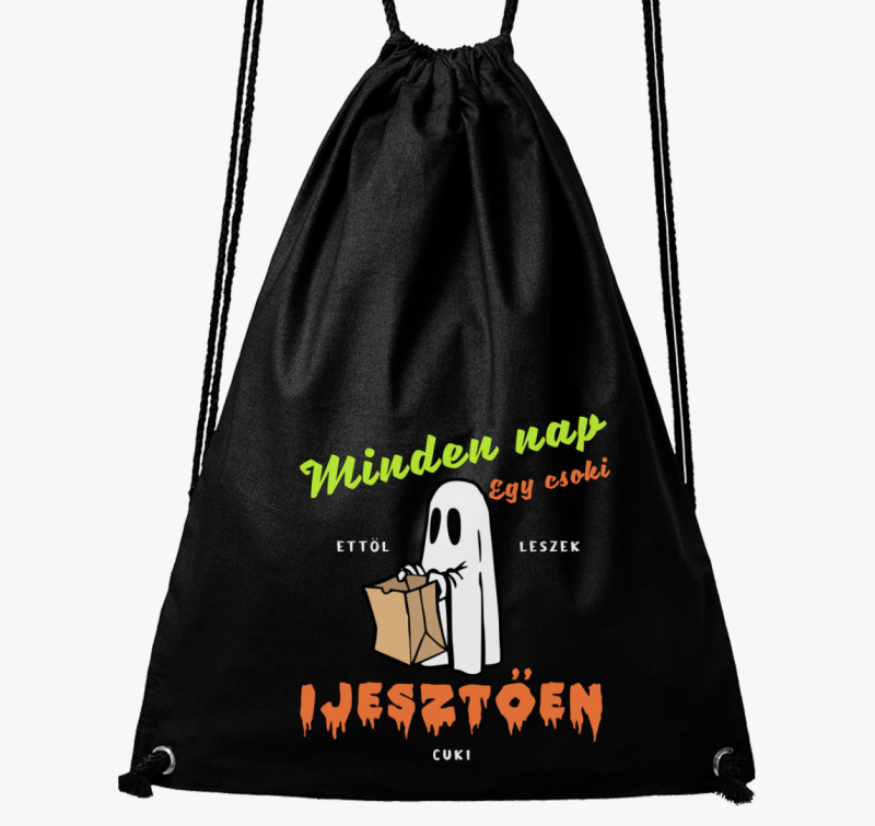 Cuki szellem halloweeni tornazsák