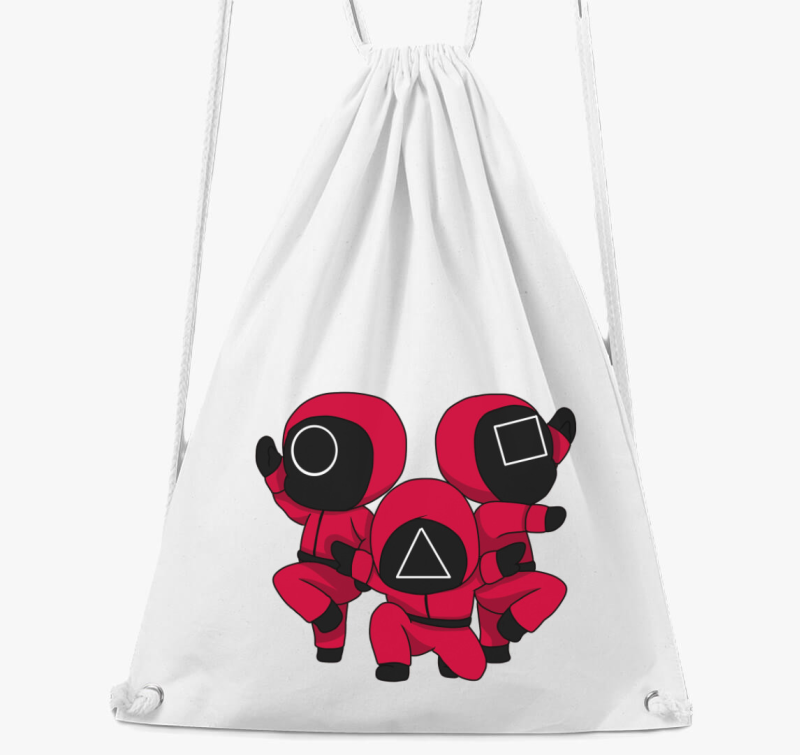 Squid Game - Chibi őrök tornazsák