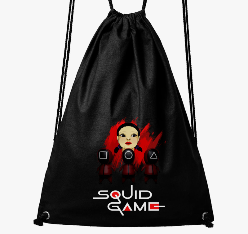 Squid Game poster style tornazsák