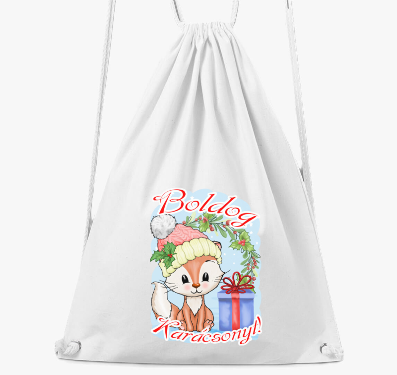 Boldog karácsonyt róka tornazsák