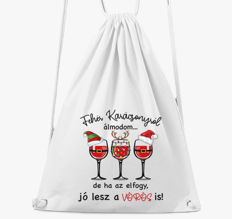 Fehér karácsonyról álmodom tornazsák