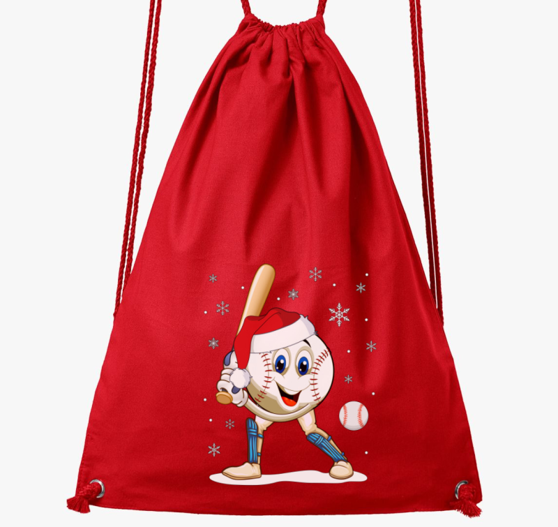 Karácsonyi baseball labda tornazsák