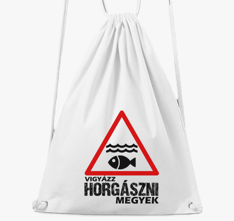 Vigyázz horgászni megyek tornazsák