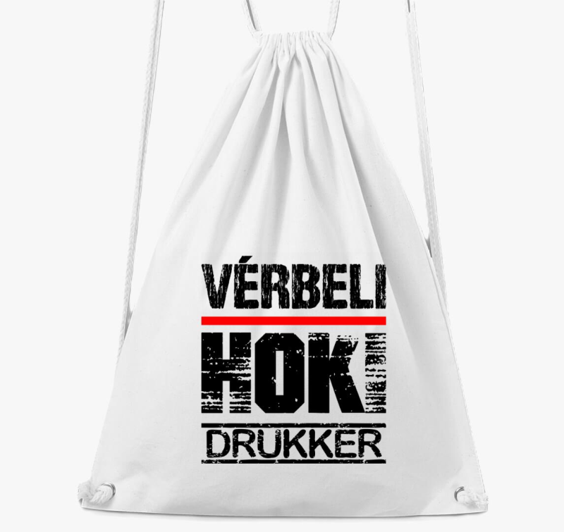 Vérbeli hoki drukker tornazsák
