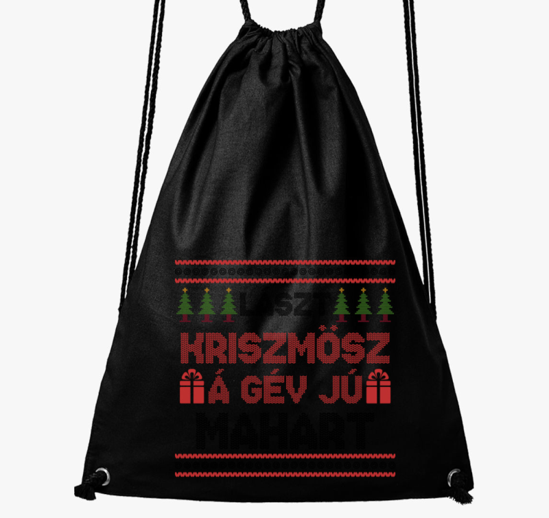 Lászt kriszmösz karácsonyi tornazsák