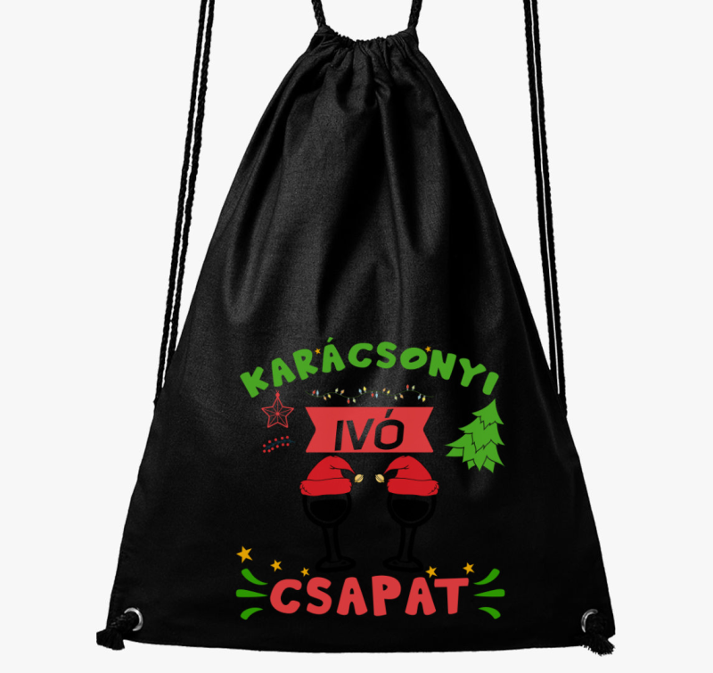 Karácsonyi ivó csapat tornazsák