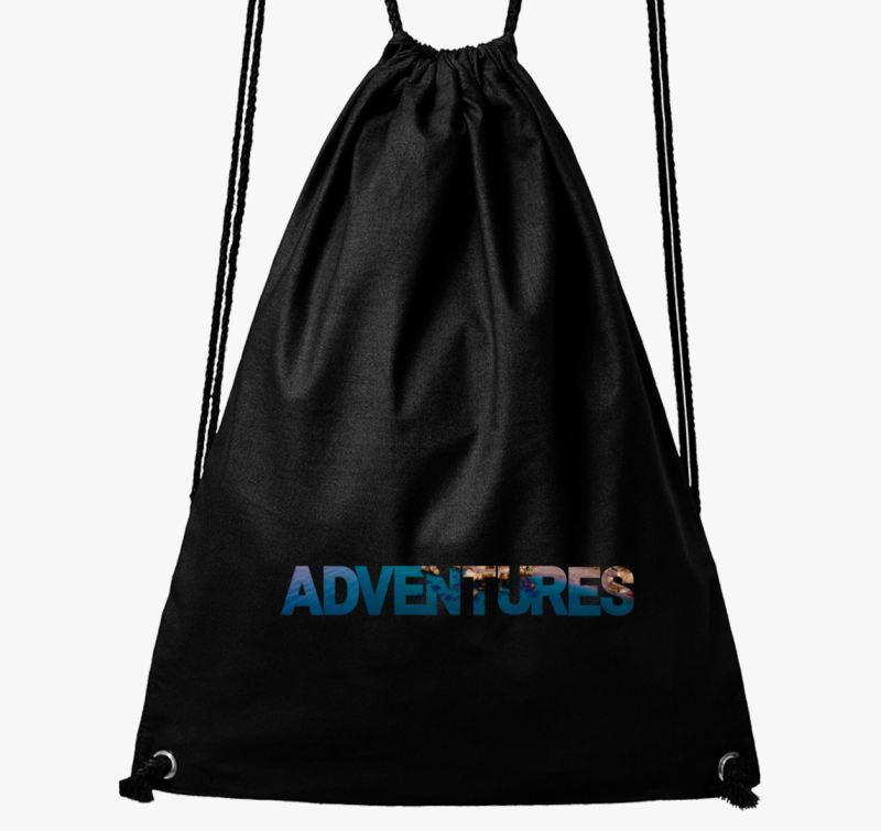 Adventures, kalandok tájkép tornazsák