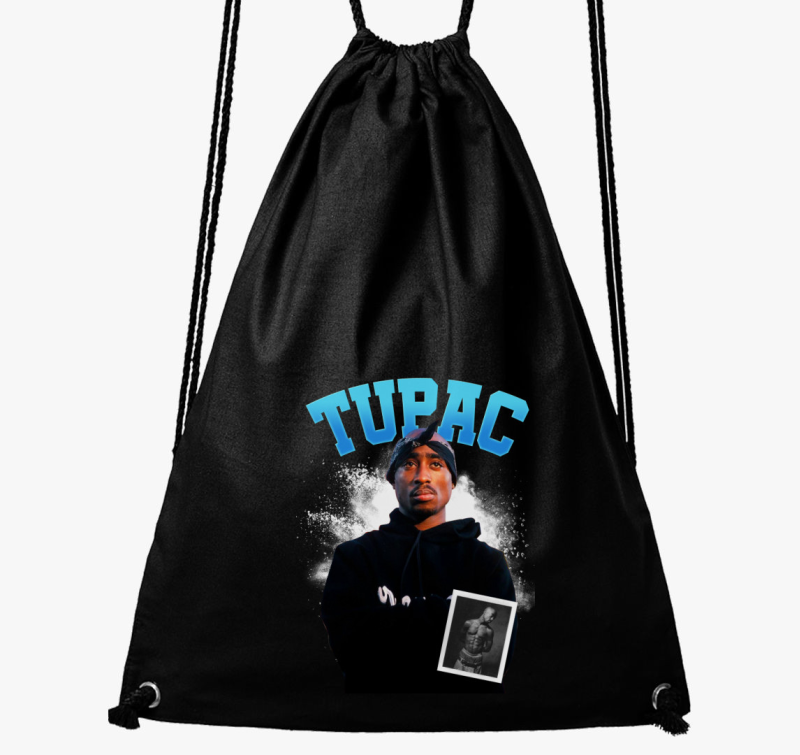 Tupac fénykép tornazsák