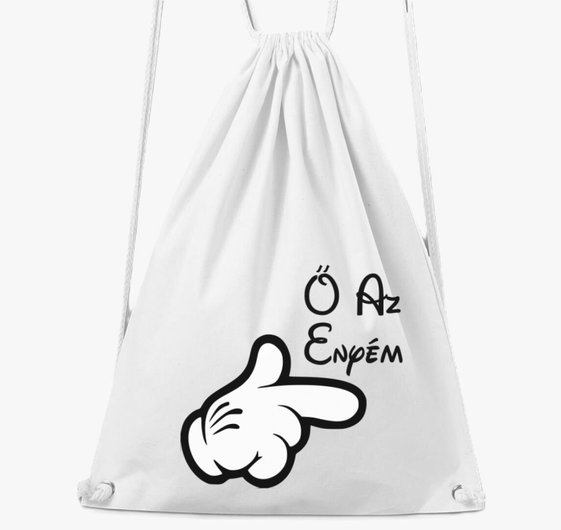 Ő az enyém kesztyűs páros tornazsák