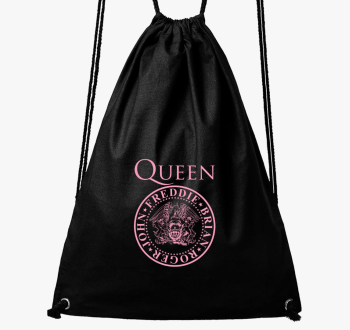 Queen logo bandatagokkal tornazsák