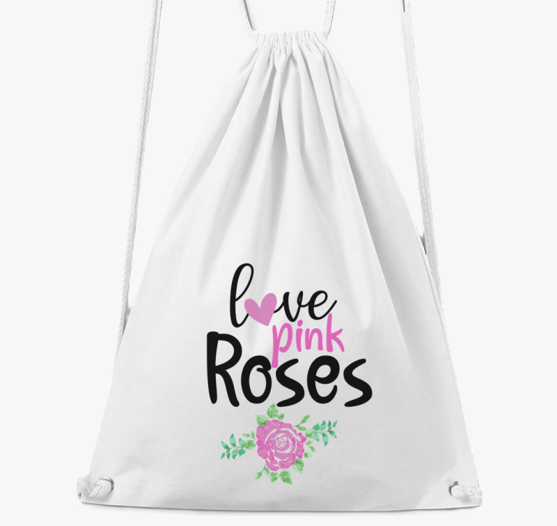 Love Pink Roses tornazsák