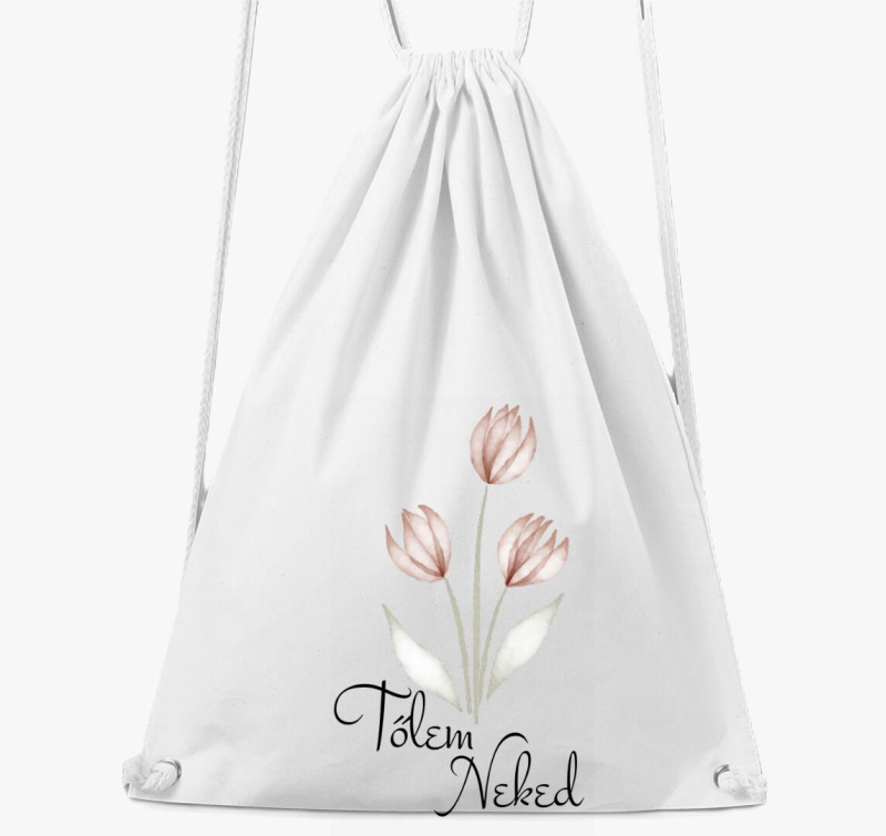 Tőlem Neked tulipános tornazsák